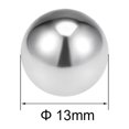 thumbnail image 2 of Uxcell Billes de Roulement Métriques en Acier Inoxydable 304 Grade G100 Billes de Précision 13 mm /0,51 Pouces, 2 of 3