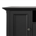 thumbnail image 4 of Pemberly Row Modern / Contemporary 72" Solid Wood TV Stand in Black, 4 of 9