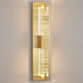 thumbnail image 1 of Strak Modern LED Wall Sconce 19 Inch Gold Bubble Glass 14W 3000K Dimmable Indoor, 1 of 9