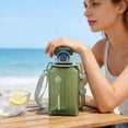 thumbnail image 4 of EGNMCR Kitchen Gadgets, Kitchen Accessories Summer Covered Plastic Water Cup Sports Direct Drinking Cup Exquisite Water Cup Low Temperature Storage Fast Heat Dissipation Plastics Sports Water Bottle, 4 of 6