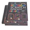 thumbnail image 1 of Multicolor Scratch Paper,3Pcs Scratch Paper Note Rainbow Scratch Painting Note Scratch Paper Drawing Books Maximized Efficiency, 1 of 14