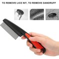 thumbnail image 4 of Stainless Steel Fine Tooth Comb Lice Comb, Professional Head Lice Remover Hair Gift, 4 of 5
