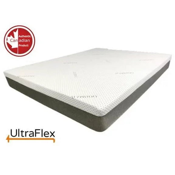Ultraflex DREAMER Mattress SET- Orthopedic, Cool Gel Memory Foam, CertiPUR-US® Certified Foam Encased, Eco-friendly Mattress (Made in Canada) With Deluxe Box Spring Foundation