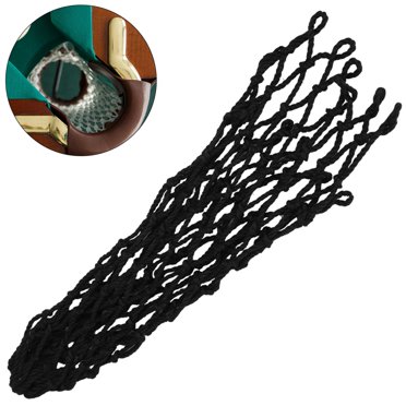 6PCS/Set Net Pocket Long Service Life Billiards Table Pocket for Billiards (Black)