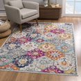 thumbnail image 1 of eRug Outlet Savannah Collection Modern Abstract Area Rug (7x10 feet) - 6'7" x 9'7", Rust, 1 of 6