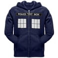 thumbnail image 1 of Doctor Who - Grand Chandail à Capuchon à Glissière TARDIS, 1 of 1