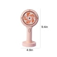 thumbnail image 3 of Dvkptbk Portable Handheld Misting Fan, Rechargeable Mis-ter Fan with Nightlight, Battery Operated Spray Water Mist Fan, for Travel, Outdoors, Hiking, Camping, 3 of 5