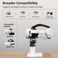 thumbnail image 2 of VR Headset Stand for Meta Quest 3S/3/2 - Stable Storage Holder with RGB Base for Safe Controller Storage, 2 of 7