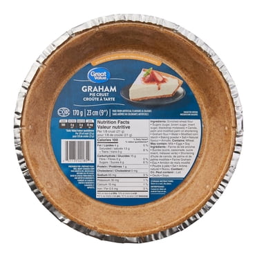 Croûte à tarte Graham Great Value