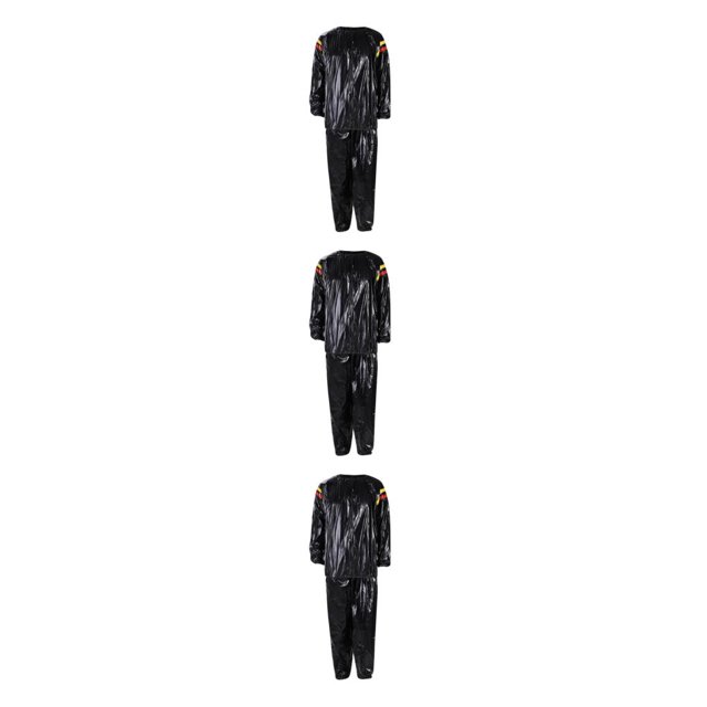 kurtrusly Survêtement Haute Performance pour Femmes et Hommes TTTG Noir S à 3TG 3Set