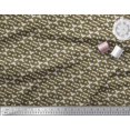 thumbnail image 2 of Soimoi Georgette Viscose Fabric Leaves & Floral Block Print Sewing Fabric Yard 42 Inch Wide, 2 of 3