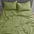 thumbnail image 3 of Nestl Full XL Sheet Set, 1800 Series Microfiber Deep Pocket 4 Piece Bed Sheet Set, 3 of 8