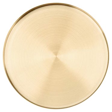Plateau Rond en Acier Doré Luxe Léger Droit Rangement Disque Latéral en Acier Inoxydable Organiseurs d'Entretien Ménager pour Rangement Quotidien à la Maison Rangement Extérieur et de Voyage Organisation de Fichiers Documents Papier pour Petits Articles
