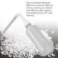 thumbnail image 3 of Neti Pot Sinus Rinse Bottle, Safe And Reliable Nasal Wash Cleaner For Adults Kids, Large Capacity, Standardized Nasal Cleaning, Silicone ABS Manual Nose Irrigation, 3 of 8