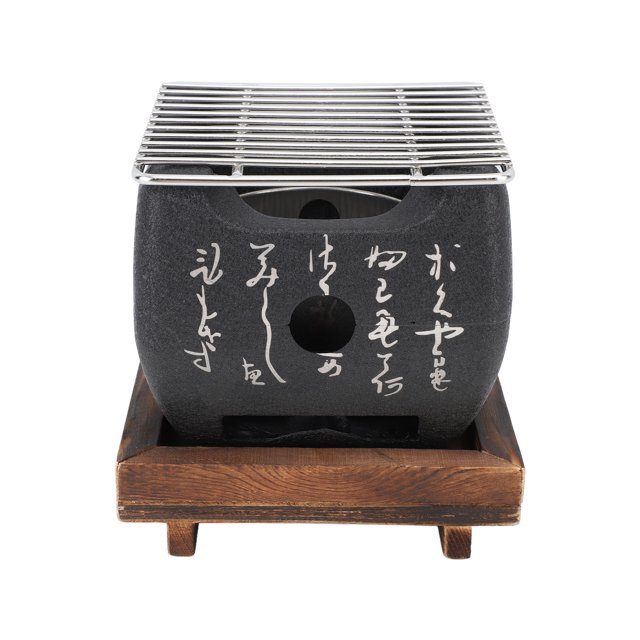 Mini Barbecue Portable Style Japonais Chauffage Rapide, Répartition Uniforme de la Chaleur pour Réunions de Famille, avec Design Élégant