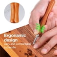 thumbnail image 3 of Wood Carving Tools 12 Pcs Sk2 Hand-Carving Tool Set of Cork and Basswood Carving Knife Woodworking Lettering Knife Hand-Carving Tool Carving Knife Set, 3 of 8