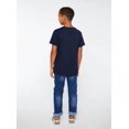 thumbnail image 5 of Youth Fine Jersey Tee, XS, Navy, 5 of 5