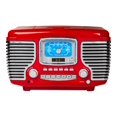 thumbnail image 2 of Crosley Corsair Radio de Table Am/FM Bluetooth avec Lecteur CD et Double Réveil, Rouge, 2 of 3