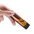 thumbnail image 4 of Unique Bargains 50mL Reagent Media Bottle, 10 Pack Round Glass Storage Bottles with 5 Funnel Plastic Screw Cap, Amber Black, 4 of 5