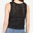 thumbnail image 2 of Bloom Girl, Button Front Crochet Vest, Sizes XS-XL, 2 of 4