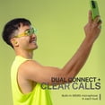 thumbnail image 4 of JLab Go POP ANC Écouteurs Véritablement Sans Fil, Intra-Auriculaires - Bluetooth - Réduction active du Bruit - Vert Néon transparent, 4 of 7