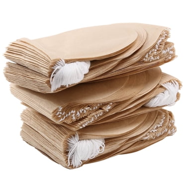 300 Pcs Sachets Filtres à Thé, Sachets Filtres à Thé Jetables Infuseur à Thé en Papier à Cordon Sachets de Thé Vides pour Thé en Vrac et Café