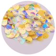 thumbnail image 1 of Seashell Sequins Multicolor Decorative Portable Oval Hologram Mermaid Paillette Sequins Daily Use, 1 of 12