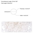 thumbnail image 2 of Unique Bargains Rubber Band, Rubber Elastic Band with Clips for Home Office White 600Pcs, 2 of 5