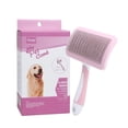 thumbnail image 4 of EGNMCR Bathroom Accessories Pet Grooming Brush Double Sided Shedding And Dematting Undercoat Rake Comb For Dogs And Cats Extra Wide Dog Grooming Brush Dog Shedding Brush cat Grooming Brush, 4 of 5