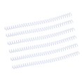 thumbnail image 1 of Sheet Binding Comb, 20Pcs Pretty Colour Spiral Binding Coil  For Paper White, 1 of 8
