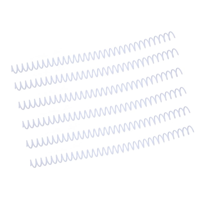 Sheet Binding Comb, 20Pcs Pretty Colour Spiral Binding Coil For Paper White