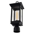 thumbnail image 4 of CWI Lighting Oakwood 1 Light Outdoor Black Lantern Head, 4 of 6
