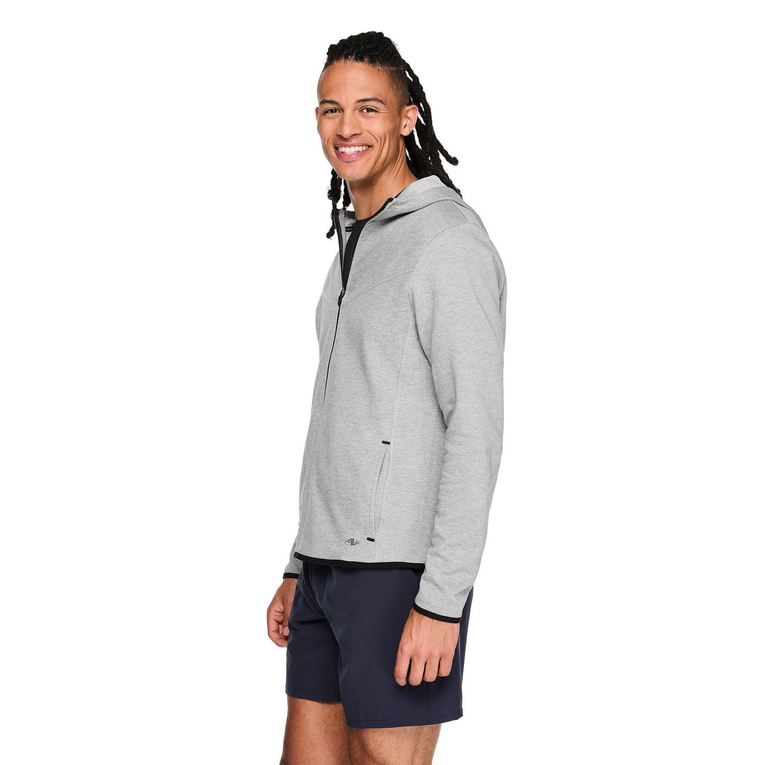 Haut à capuchon zippé sur la longueur Athletic Works pour hommes
