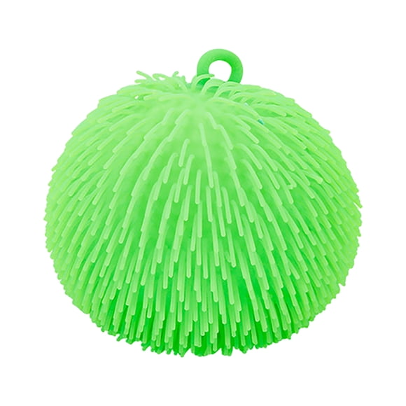 larppty Tie Dye Puffer Ball with Hanging Loop, Spiky Stress Relief Balls, Squeeze Fidget Toys , Calming Sensory Balls for Autistic , Party Favor(A)