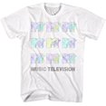 thumbnail image 1 of T-Shirt pour Adulte Blanc à Logo Teinture sur Nœuds MTV S, 1 of 2