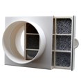 thumbnail image 1 of Duct Air Filter Inline Ducting Box Ventilation For PVC Pipe PE Pipe Aluminum Foil Tube Inlet Pre- Filter Deworming And Deashing, 1 of 8