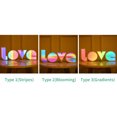 thumbnail image 2 of Labymos LED Letter Lights Sign Lamp Light Up Letter Sign Colorful Light for Valentines Day Wedding Romantic Proposal Party Home Bar Decoration, 2 of 7