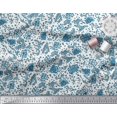 thumbnail image 2 of Soimoi Georgette Viscose Fabric Floral & Leopard Animal Skin Decor Fabric Printed Yard 42 Inch Wide, 2 of 3