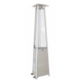 thumbnail image 1 of AZ Patio Heaters Tall Triangle Glass Tube Liquid Propane Heater, Stainless Steel, 1 of 3