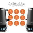thumbnail image 4 of Chefman Electric 0.8L Gooseneck Kettle w/ 5 Preset Temperatures, Keep Warm Function - Black, New, 4 of 7