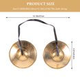 thumbnail image 2 of BESTYASH 1 Set of Hand Cymbals for Activities Adults Traditional Craftsmanship, 2 of 6
