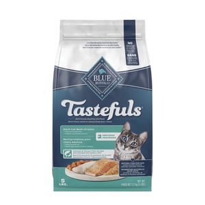 BLUE Tastefuls Saumon multiprotéin de chat adulte & Recette de poisson d'océan, 5 Voir lb