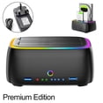 thumbnail image 1 of Dual Bay Hard Drive Station With USB3.0 5Gbps For 2.5 3.5 HDD SSD Enclosure Clone Card TF SD Offline Adapter Suitable For Data Storage And Transfer In Home Office Environments, 1 of 7