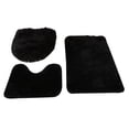 thumbnail image 2 of drppepioner 3 Pack Bathroom Rug Set Super Soft Non Slip Bathtub Carpet and Absorbent Bath Mat Plush Bath Mat, 2 of 8