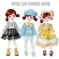 thumbnail image 4 of Vêtements de Poupée 30cm, Ensemble de Tenue de Poupée BJD Multistyles Dessin Animé 1/6, Cadeau Robe Mini Poupée DIY pour N2H1, 4 of 8