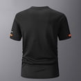 thumbnail image 4 of Mens Gym T-Shirts Summer Athletic Quick Drying Workout Top Compression Fit Short Sleeve Crew Neck Running Basketball Shirt, 4 of 4