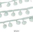thumbnail image 1 of mmirethe Practical And Fashionable Trim For All DIY Needs Multiple Colors Available 5 Yards Pom Ball Lace Light Green, 1 of 6