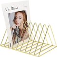 thumbnail image 2 of Estbridg Files Folder Stand Desktop File Organizer  Book Shelf  Rack  9 Slot File Sorter Eye-catching Decoration for Indoor Office Home  Photograph Props (Black), 2 of 6