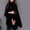 Black, variant on Miqool Winter Coat Women's Cape Jacket Ladies Bat Sleeve Warm Cape Overcoat Long Cloak Outwear Casual Open Front Shawls on Sale Clearance