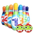 thumbnail image 1 of 12PCS Kids Bowling Set Developmental Bowling Game Bowling Pin with Bowling Ball, 1 of 10